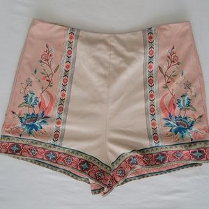 Suede shorts, high waisted shorts